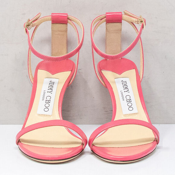 Jimmy Choo Minny 85, Size 35 EU (5 US) Bubble Pink Heels - Picture 6 of 8